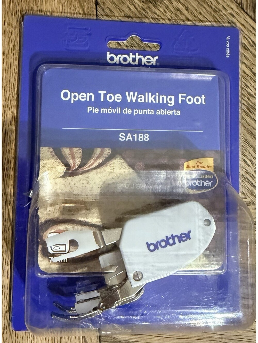 Open Toe Walking Foot W/Guide for Brother Sewing Machine Sa188
